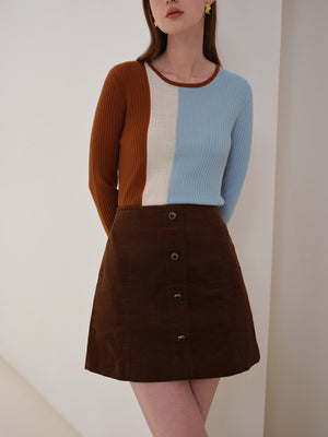 LEONA Color-Block Sweater