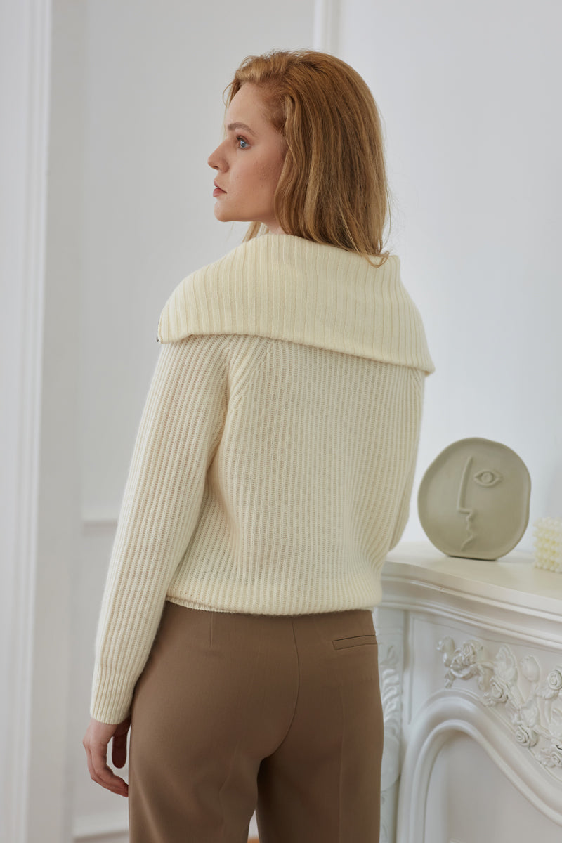 DARIA Collared Sweater