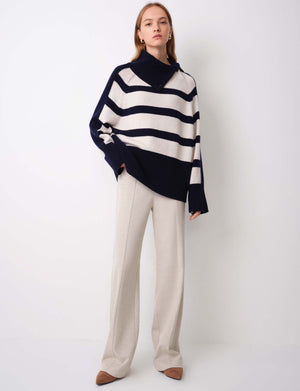 OPHELIA Oversized Striped Sweater