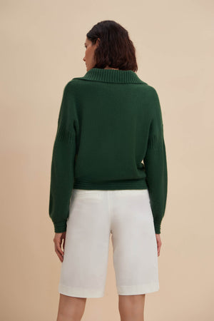 sweater with collar, collar sweater, collared sweater, knit polo shirt, polo shirt sweater, green sweater, green sweater outfit, green sweater women, green cashmere sweater